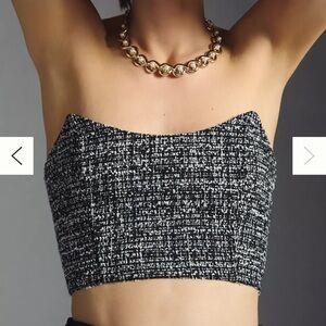 En Saison Noelle Bustier Top - Anthropology